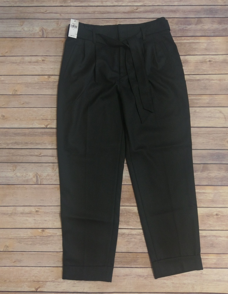 BLACK TIE WAIST PANT
